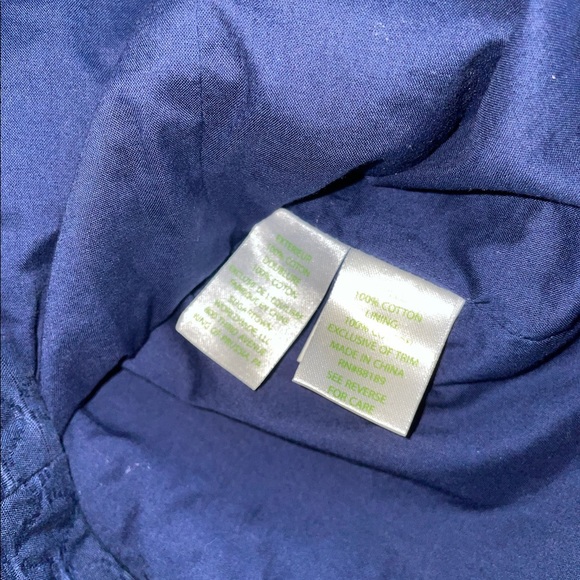 Lilly Pulitzer Navy Gold Tana Shift Dress Size 4 - Picture 12 of 12